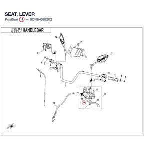SEAT, LEVER product image