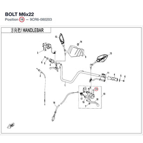 BOLT M6x22 product image