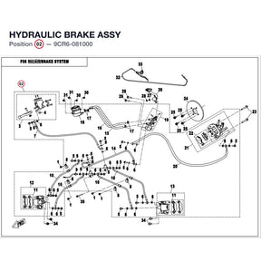 HYDRAULIC BRAKE ASSY product image