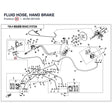 FLUID HOSE, HAND BRAKE product image