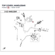 TOP COVER, HANDLEBAR product image