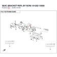 SEAT, BRACKET REPL BY 9CR6-101202-10000 product image