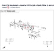 PLASTIC BUSHING - WHEN STOCK IS 0 THIS ITEM IS NO LONGER AVAILABLE product image