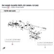 RH HAND GUARD REPL BY 9AWA-1013A0 product image