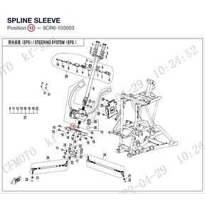SPLINE SLEEVE product image