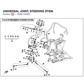 UNIVERSAL JOINT, STEERING STEM product image