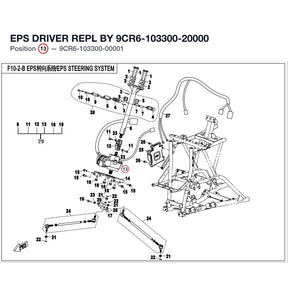 EPS DRIVER REPL BY 9CR6-103300-20000 product image