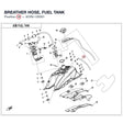BREATHER HOSE, FUEL TANK product image