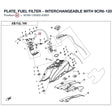 PLATE, FUEL FILTER - INTERCHANGEABLE WITH  9CR6-120002 product image