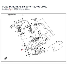 FUEL TANK REPL BY 9CR6-120100-20000 product image