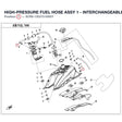 HIGH-PRESSURE FUEL HOSE ASSY 1 - INTERCHANGEABLE WITH  9CR6-120210 product image