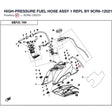 HIGH-PRESSURE FUEL HOSE ASSY 1 REPL BY 9CR6-120210-00001 product image