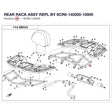 REAR RACK ASSY REPL BY 9CR6-140200-10000 product image