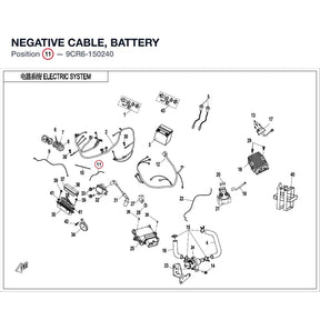 NEGATIVE CABLE, BATTERY product image