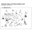 ADAPTOR CABLE, DAYTIME RUNNING LIGHT product image