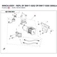 WINCH ASSY "USE BW17-0300" product image