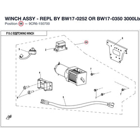 WINCH ASSY "USE BW17-0300" product image