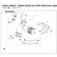 CABLE, WINCH - WHEN STOCK IS 0 THIS ITEM IS NO LONGER AVAILABLE product image
