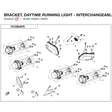 BRACKET, DAYTIME RUNNING LIGHT - INTERCHANGEABLE 9CR6-160001 - WHEN STOCK IS 0 -NO LONGER AVAILABLE product image