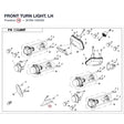 FRONT TURN LIGHT, LH product image