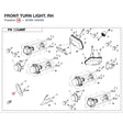FRONT TURN LIGHT, RH product image