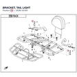 BRACKET, TAIL LIGHT product image