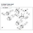 T3 FRONT TURN LIGHT product image