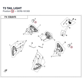 T3 TAIL LIGHT product image
