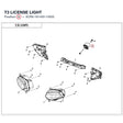 T3 LICENSE LIGHT product image