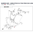 BUMPER ASSY - WHEN STOCK IS 0 THIS ITEM IS NO LONGER AVAILABLE product image