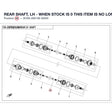 REAR SHAFT, LH - WHEN STOCK IS 0 THIS ITEM IS NO LONGER AVAILABLE product image
