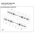 JOINT, REAR FIXED END product image