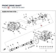 FRONT DRIVE SHAFT product image