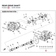 REAR DRIVE SHAFT product image
