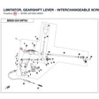 LIMITATOR, GEARSHIFT LEVER - INTERCHANGEABLE 9CR6-321005 - WHEN STOCK IS 0 -NO LONGER AVAILABLE product image