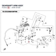 GEARSHIFT ARM ASSY product image