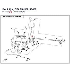BALL PIN, GEARSHIFT LEVER product image