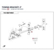 TOWING BRACKET, 2" product image