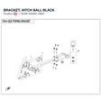 BRACKET, HITCH BALL product image