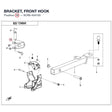 BRACKET, FRONT HOOK product image