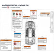 WARNING DECAL, ENGINE OIL product image