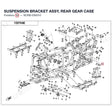 SUSPENSION BRACKET ASSY, REAR GEAR CASE product image