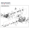 REAR CORE SHAFT product image