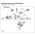 MOUNTING SEAT, REAR VIEW MIRROR product image
