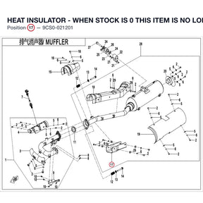 HEAT INSULATOR - WHEN STOCK IS 0 THIS ITEM IS NO LONGER AVAILABLE product image