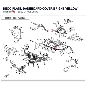 DECO PLATE, DASHBOARD COVER product image