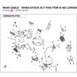 MAIN CABLE - WHEN STOCK IS 0 THIS ITEM IS NO LONGER AVAILABLE product image