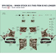 EPS DECAL - WHEN STOCK IS 0 THIS ITEM IS NO LONGER AVAILABLE product image