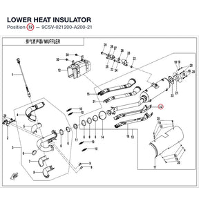 LOWER HEAT INSULATOR product image