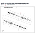 REAR GEAR CASE RH CV SHAFT product image